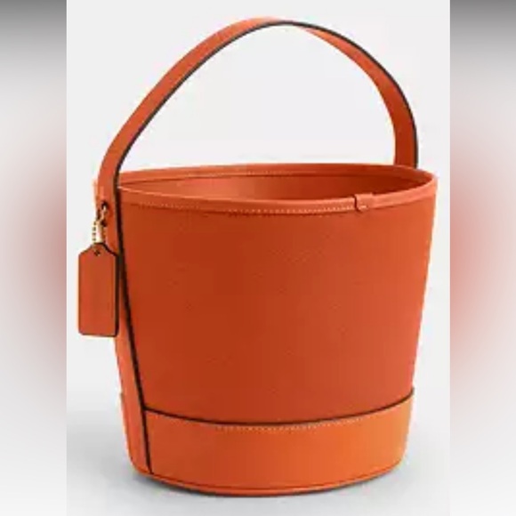 🎃 COACH Trick Or Treat Bucket With Halloween Pumpkin In Regenerative Cotton 🎃 - Picture 6 of 16